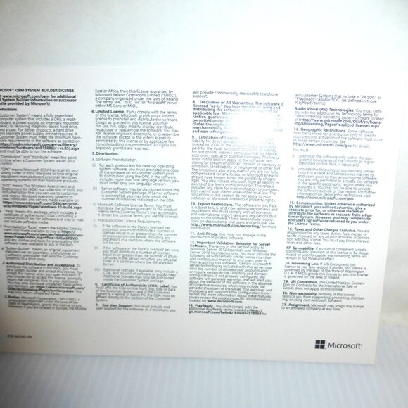 Microsoft Corporation WINDOWS Svr Datacenter 2022 64Bit English SDP OEI DVD ROK - Picture 3 of 5